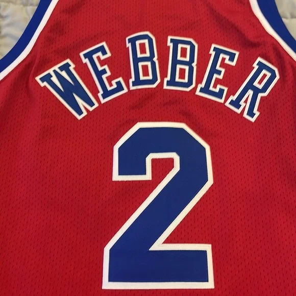 Mitchell & Ness Washington Bullets Chris Webber jersey…sz XL! - Picture 6 of 6